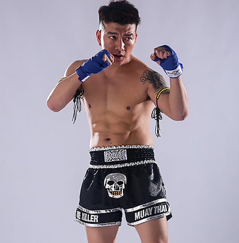 FLUORY Muay Thai Fight Shorts,MMA Shorts Clothing Training Cage Fighting Grappling Martial Arts Kickboxing Shorts Clothing - Image 3